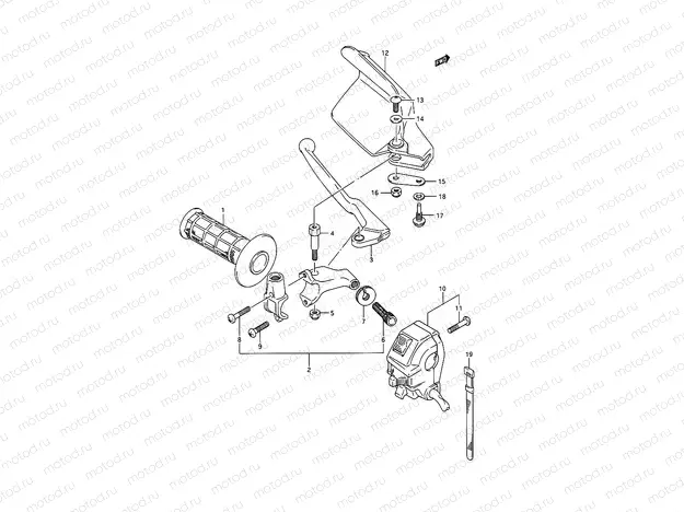 40 - LEFT HANDLE SWITCH