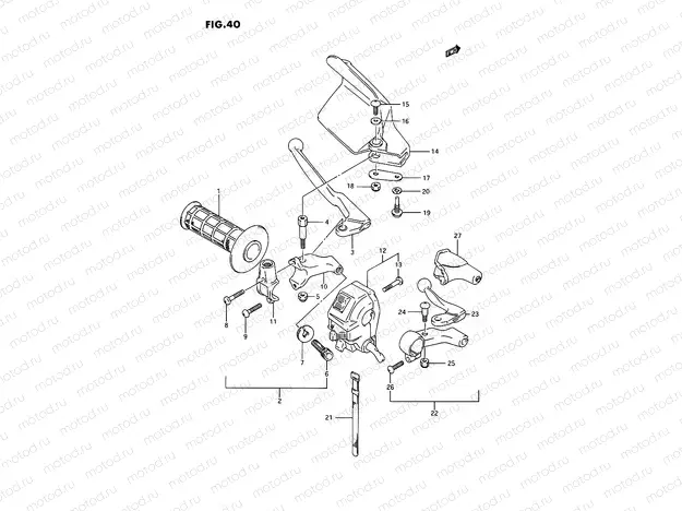 40 - LEFT HANDLE SWITCH