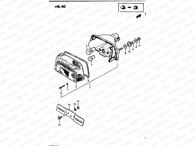 40 - REAR COMBINATION LAMP (E02, E04, E21, E26)