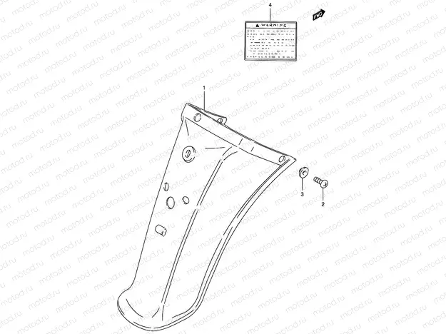 40 - REAR FENDER