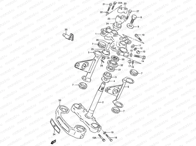 40 - STEERING STEM