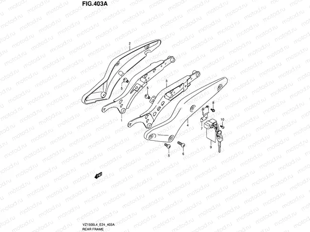 403A - REAR FRAME