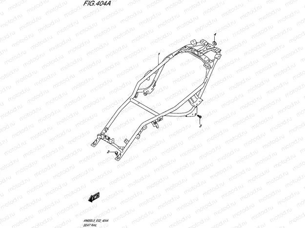 404A - SEAT RAIL