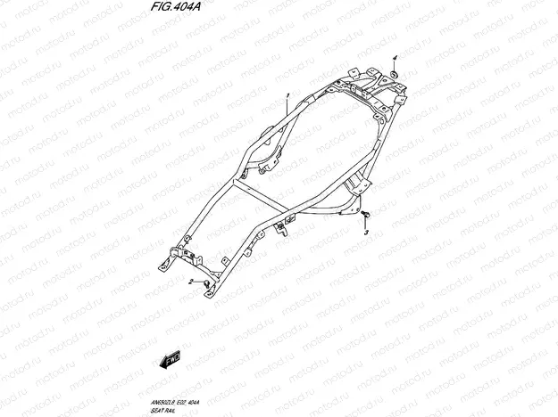 404A - SEAT RAIL
