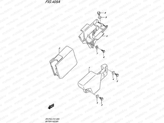 405A - BATTERY HOLDER