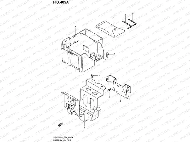 405A - BATTERY HOLDER