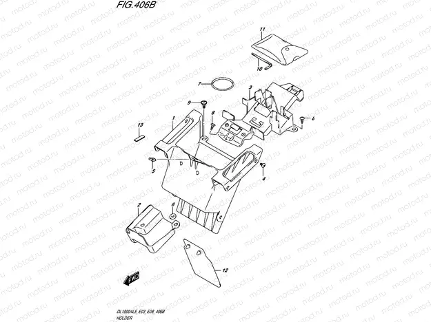 406B - HOLDER (DL1000AL5 E28)