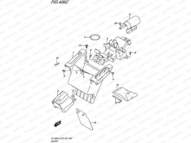 406C - HOLDER (DL1000AL5 E33)
