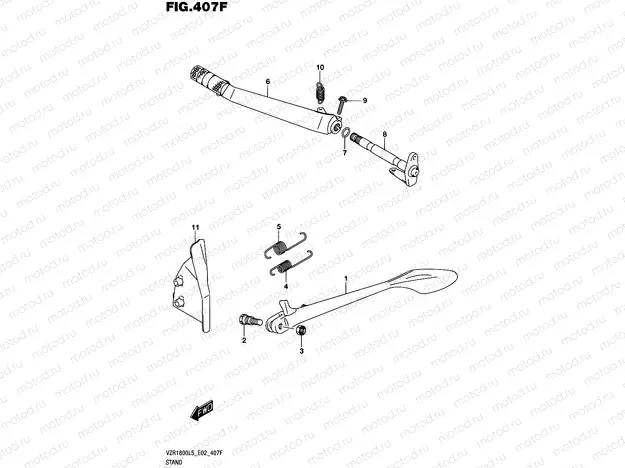 407F - STAND (VZR1800BZUFL5 E19)