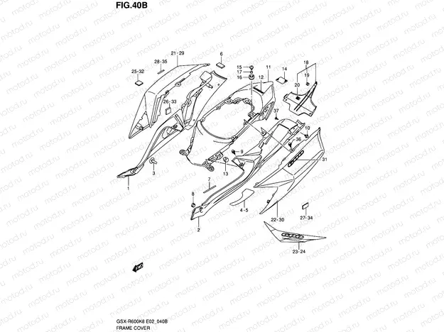 40B - FRAME COVER (MODEL L0)