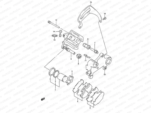 40B - REAR CALIPERS (MODEL N)