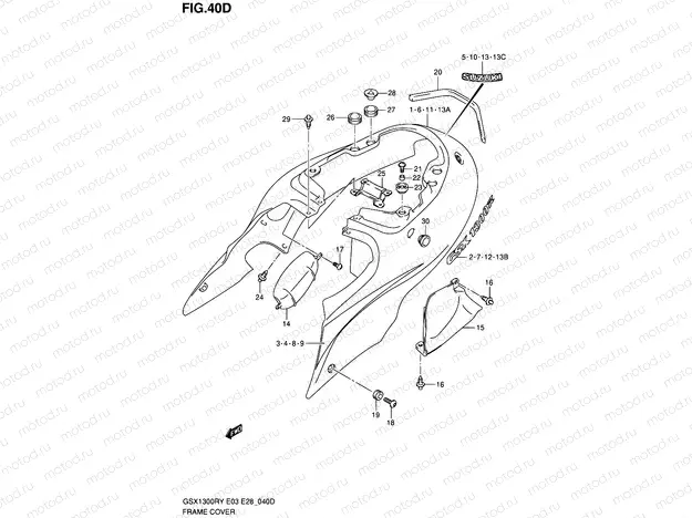 40D - FRAME COVER (MODEL K3)