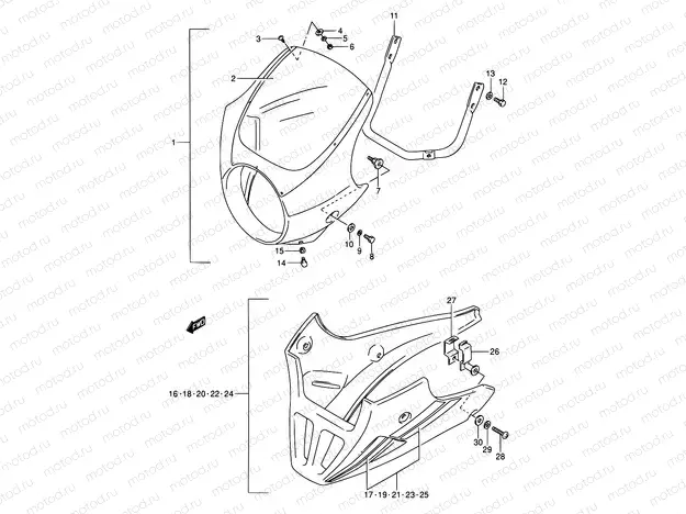 41 - COWLING (MODEL K/L OPTIONAL)
