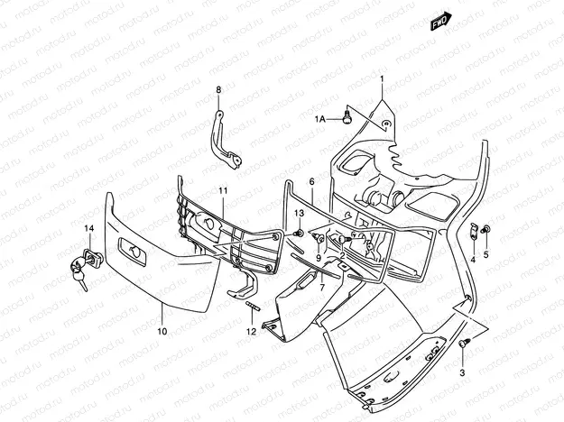 41 - FRONT BOX (MODEL X/Y)