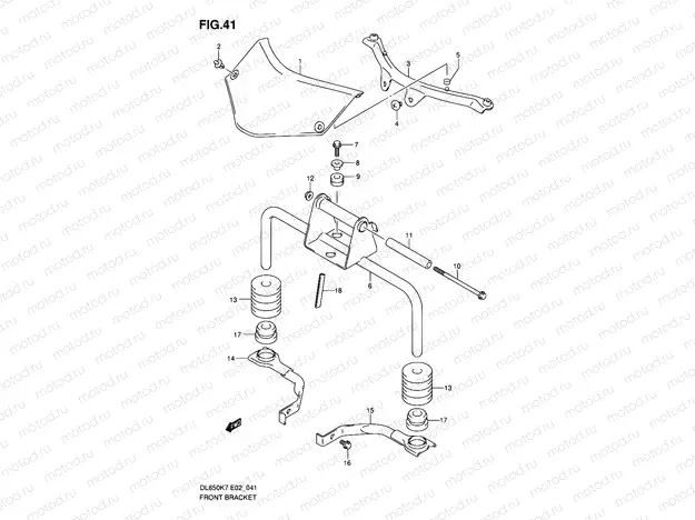 41 - FRONT BRACKET
