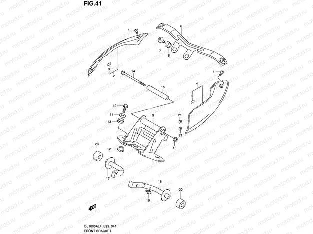 41 - FRONT BRACKET