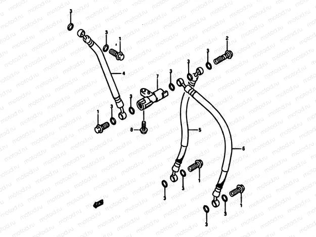 41 - FRONT BRAKE HOSE