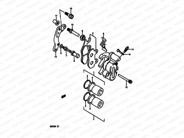 41 - FRONT CALIPER (MODEL H)