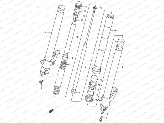 41 - FRONT DAMPER