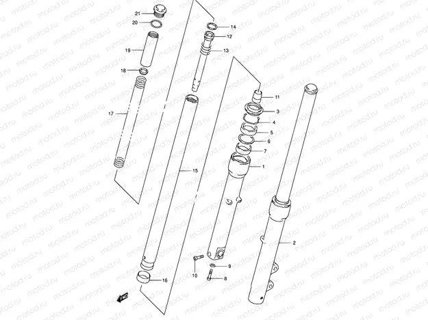 41 - FRONT DAMPER