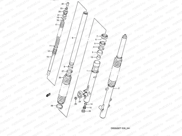 41 - FRONT DAMPER