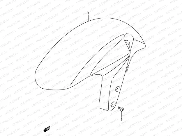 41 - FRONT FENDER