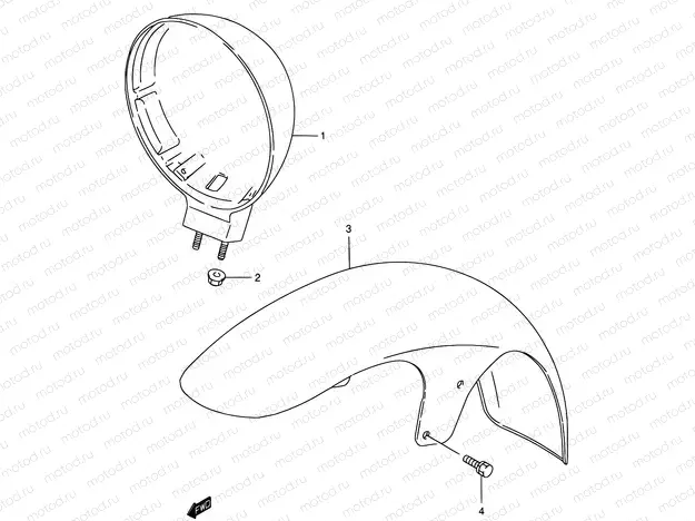 41 - FRONT FENDER