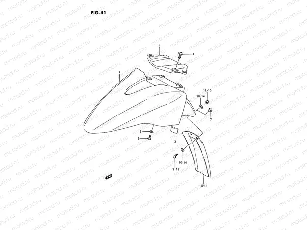 41 - FRONT FENDER