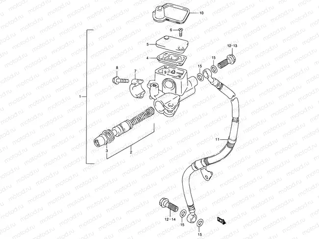 41 - FRONT MASTER CYLINDER