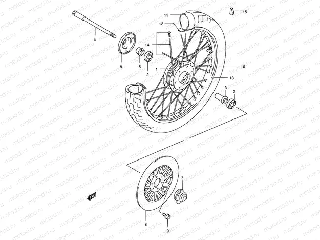 41 - FRONT WHEEL
