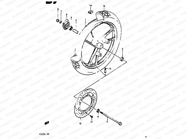 41 - FRONT WHEEL