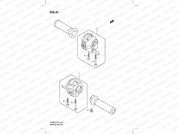 41 - HANDLE SWITCH