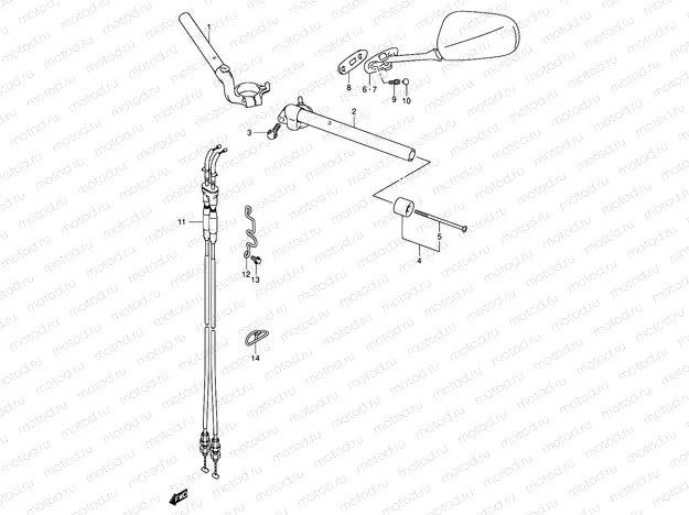 41 - HANDLEBAR (SV1000S/S1/S2)