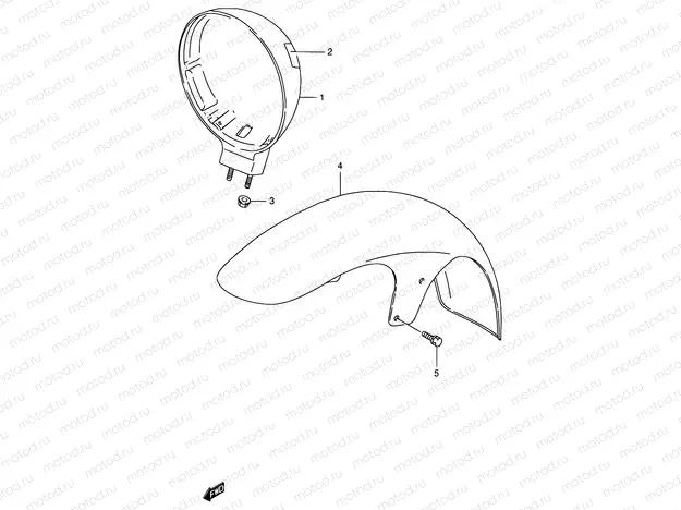 41 - HEADLAMP HOUSING
