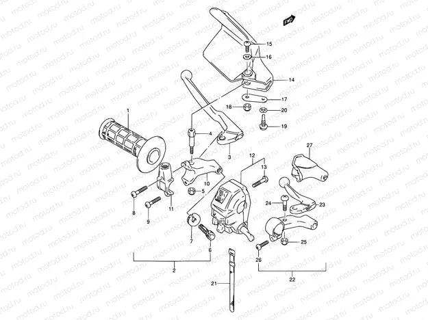 41 - LEFT HANDLE SWITCH