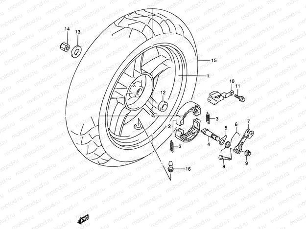 41 - REAR WHEEL