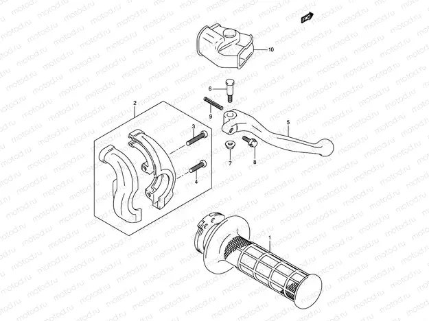 41 - RIGHT HANDLE LEVER