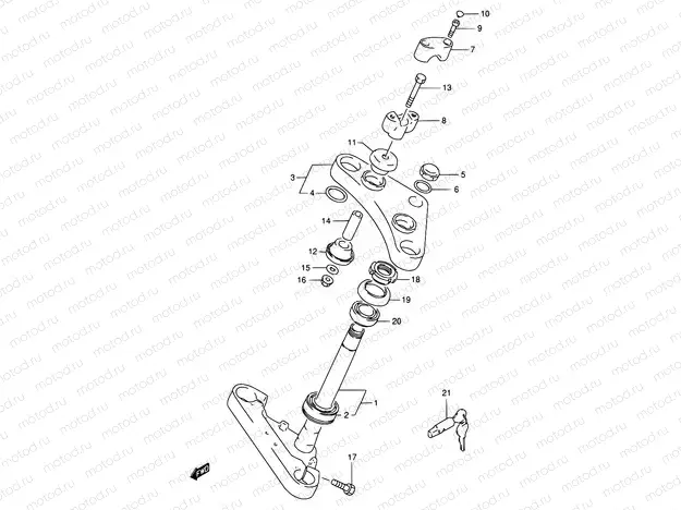 41 - STEERING STEM