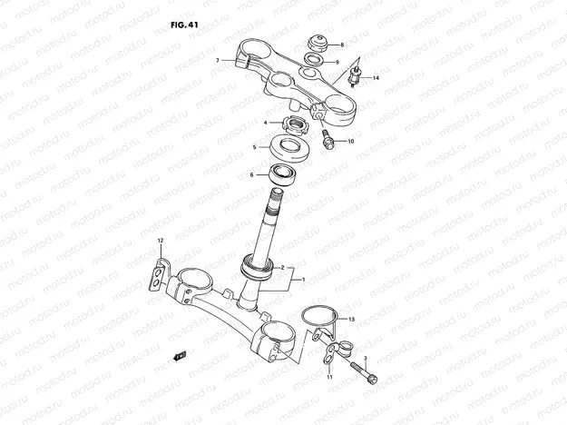 41 - STEERING STEM