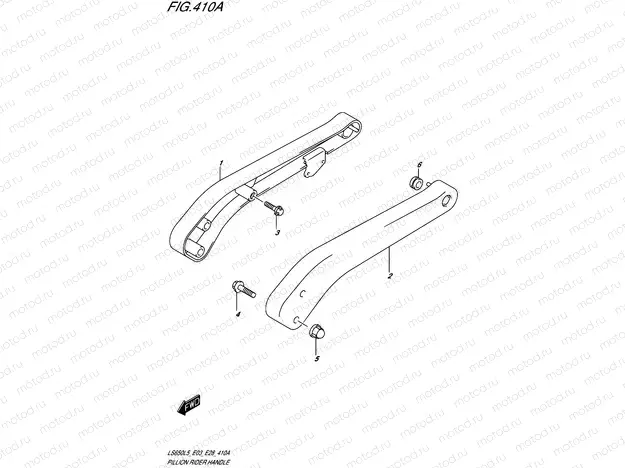410A - PILLION RIDER HANDLE