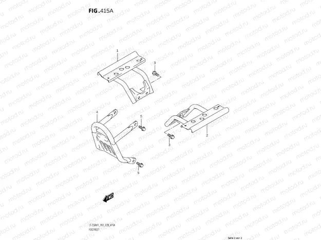 415A - FOOTREST