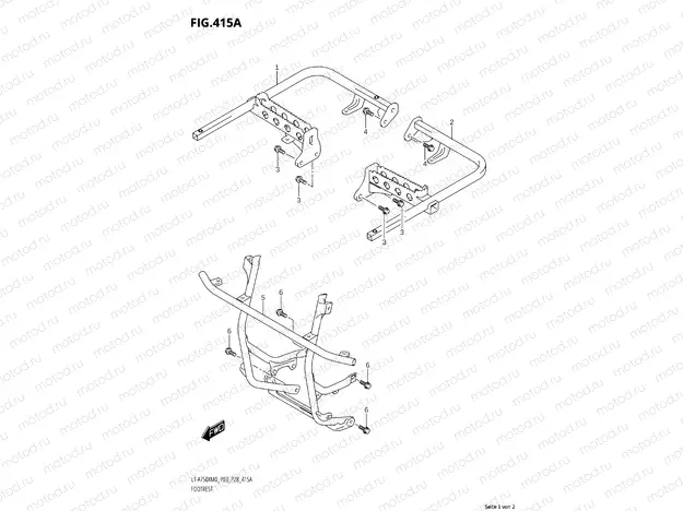 415A - FOOTREST