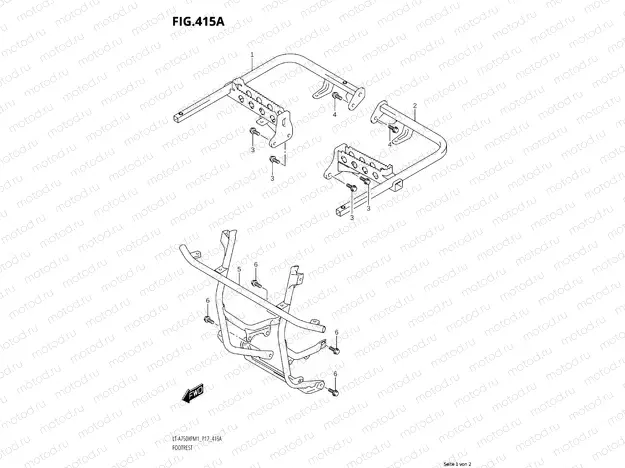 415A - FOOTREST