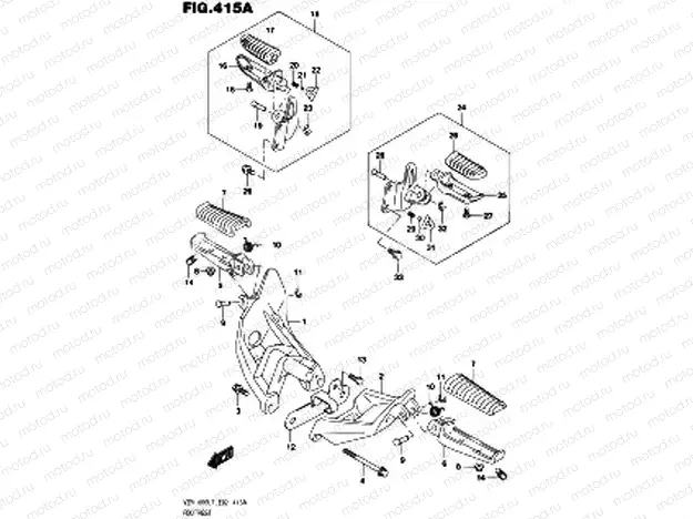 415A - FOOTREST