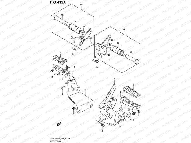 415A - FOOTREST