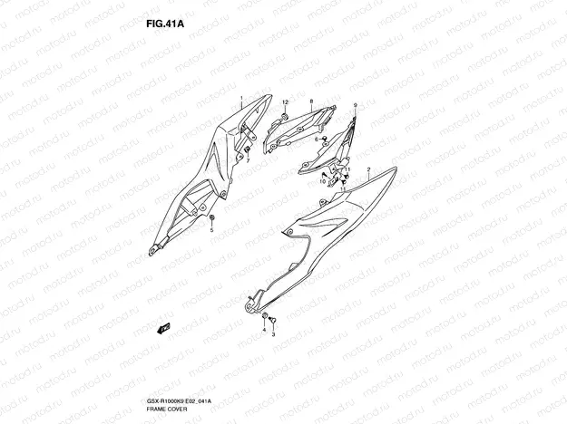 41A - FRAME COVER (MODEL L0)