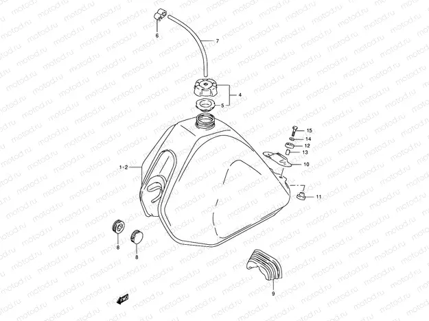 41A - FUEL TANK (MODEL N P09)