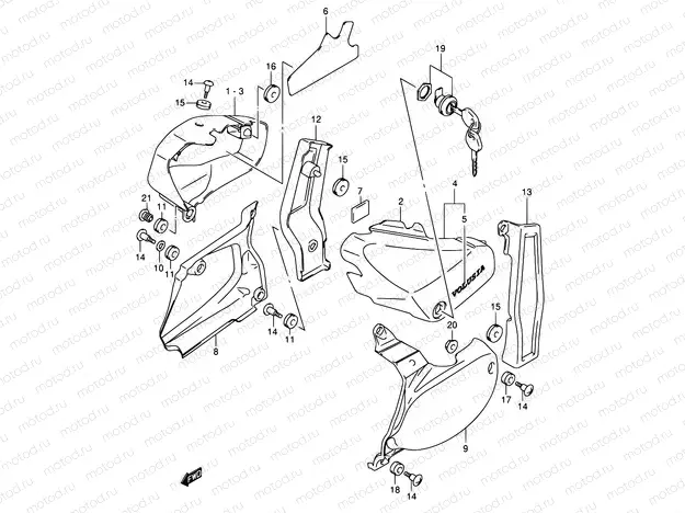 41C - FRAME COVER (MODEL K4)