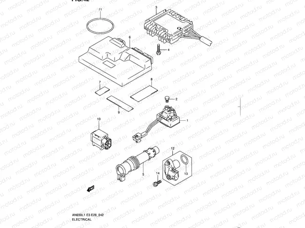 42 - ELECTRICAL (AN650L1 E33)