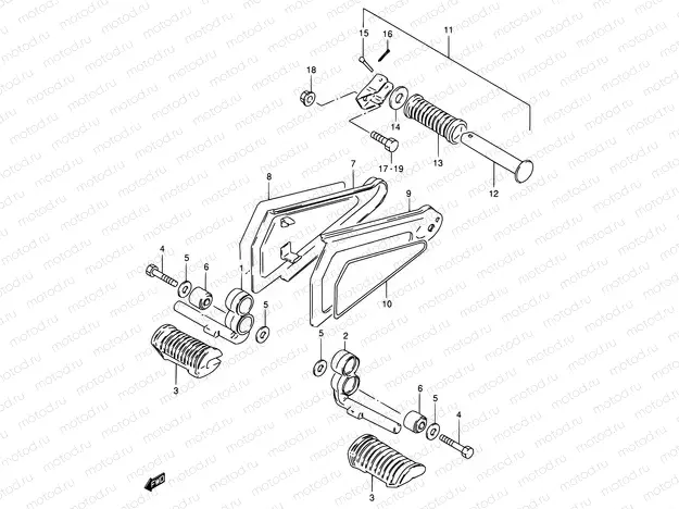 42 - FOOTREST